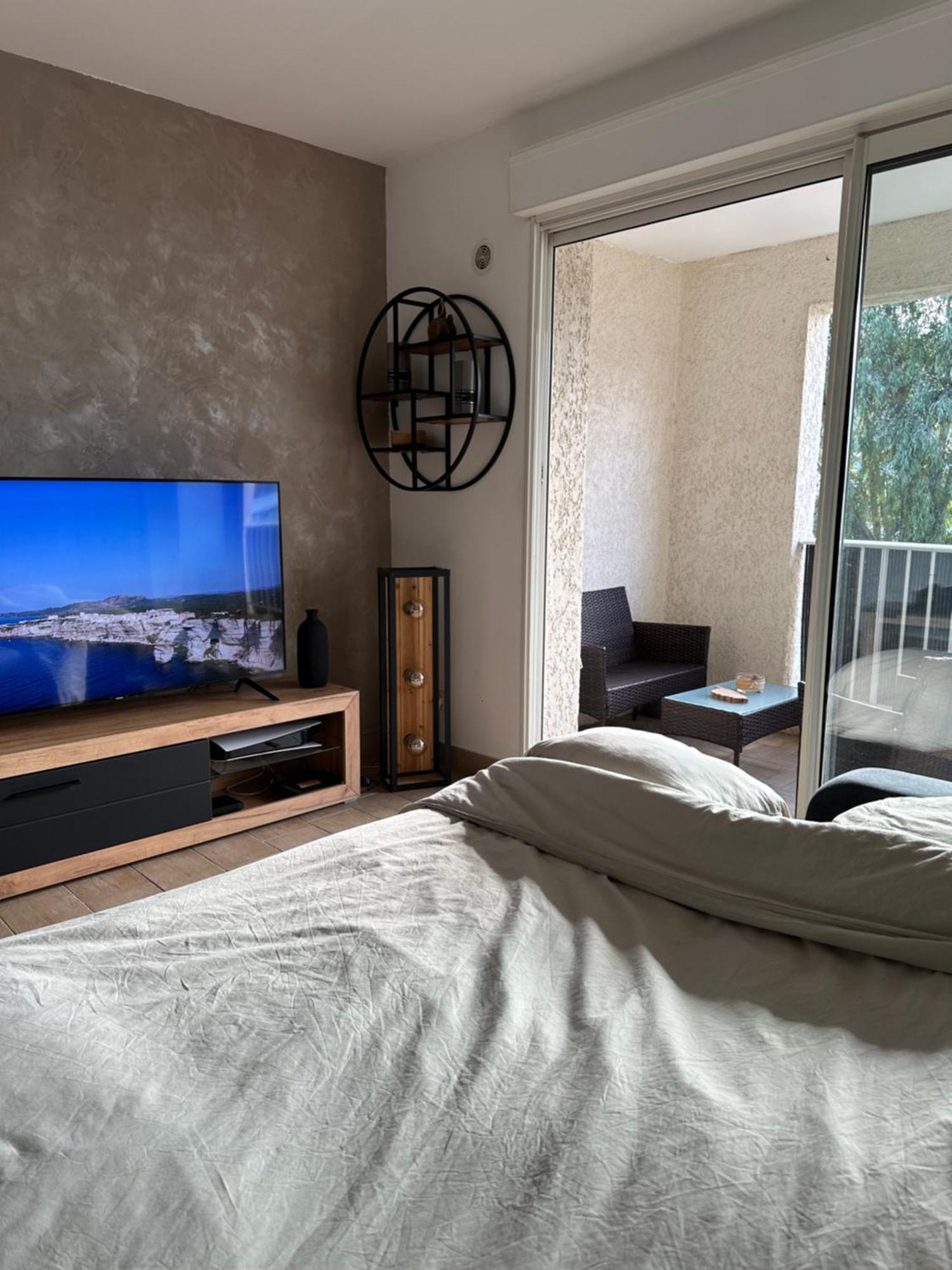 Appartement T2 - Vue Montagne Biguglia  Eksteriør bilde